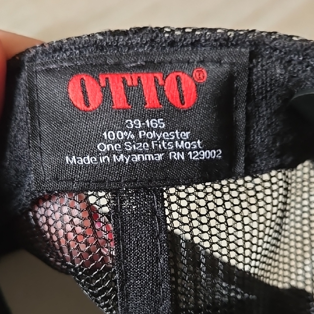 805 Black Trucker Hat - Picture 3 of 3
